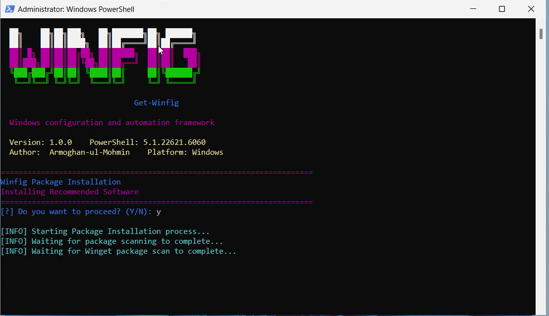 Installed Tools Summary